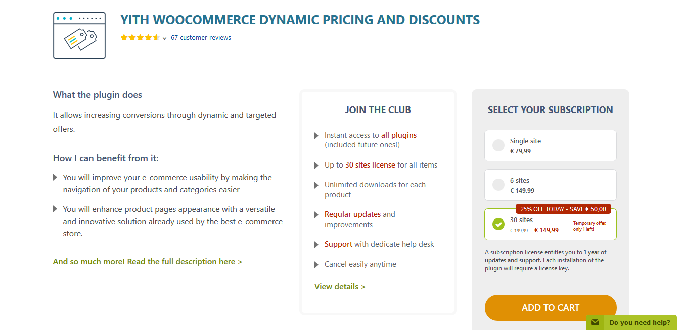 download free gpl nulled YITH WooCommerce Dynamic Pricing and Discounts